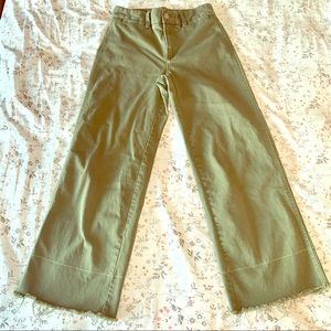 GAP Wide Leg, High rise cropped pants